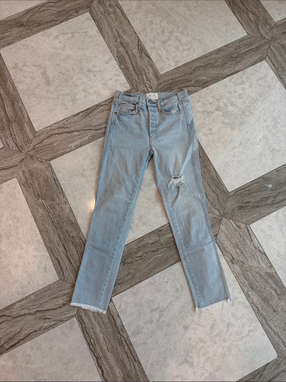 McGuire Denim Light Blue Straight Leg Jeans